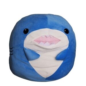 Tachippa Shark JB Very Soft Blue Stuffed Animal Pillow Plush Large 13"